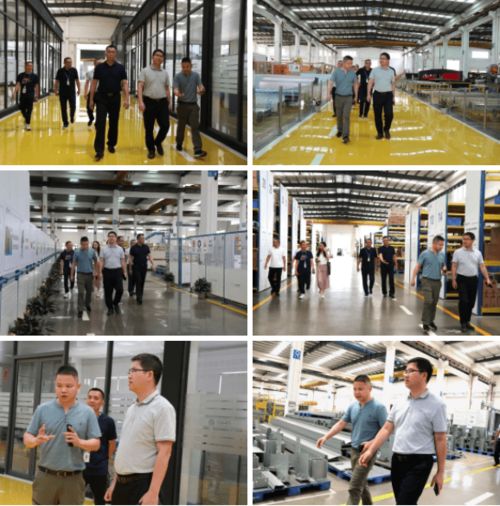 热烈欢迎信宜市副市长率团队莅临辛格林电梯考察指导